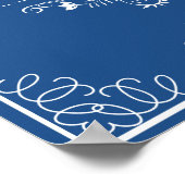 座席のサイン結婚を選ぶ ポスター (角)