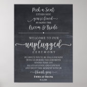 座席の取り外し式の標識を選ぶ ポスター (正面)