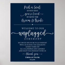 座席の取り外し式の標識を選ぶ ポスター