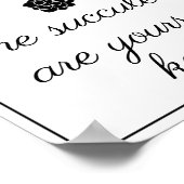 座席の標識を見つける ポスター (角)