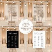 座席の白いアルファベットの座席を見つける アクリルサイン