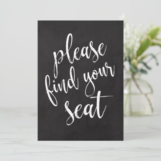 座席の黒板の看板を見手頃つけなさい 招待状 (スタンド正面)