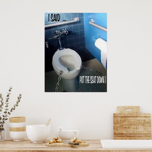 座席を下ろす ポスター (キッチン)