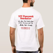 座席を去ります Tシャツ (裏面)