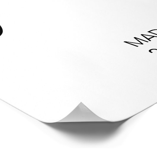 座席ヨーセルフ結婚の無料シーティングプランの看板 ポスター (角)