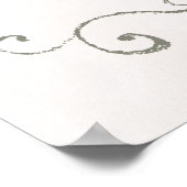 座席図151-200 エレガント| Red Rose結婚's ポスター (角)