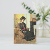 座席女性, 1901 ポストカード (スタンド正面)