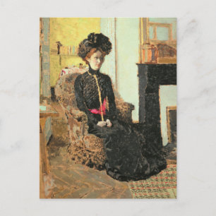 座席女性, 1901 ポストカード