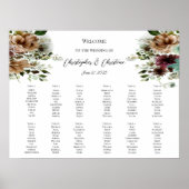 座席結婚図記号ポスター ポスター (正面)