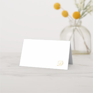 座席表のモノグラムの プレイスカード