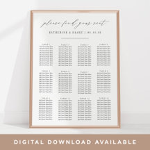 座席表の座席表を結婚見つけなさい