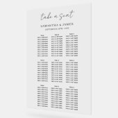 座席表をスタイリッシュ結婚取る アクリルサイン (傾斜)