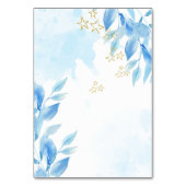 座席表を上に象の遠くに熱気球 テーブルナンバー (裏面)