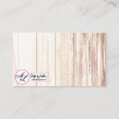 座席表ズブーパーソナライズされたツカントリ素朴ーウェスト プレイスカード (裏面)