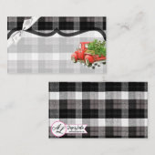 座席表ズ空白のクリスマストラッククリスマスバッファロープラ プレイスカード (正面/裏面)