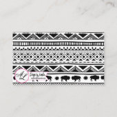 座席表パーソナライズされたズボホバッファロートライバルパテ プレイスカード (裏面)