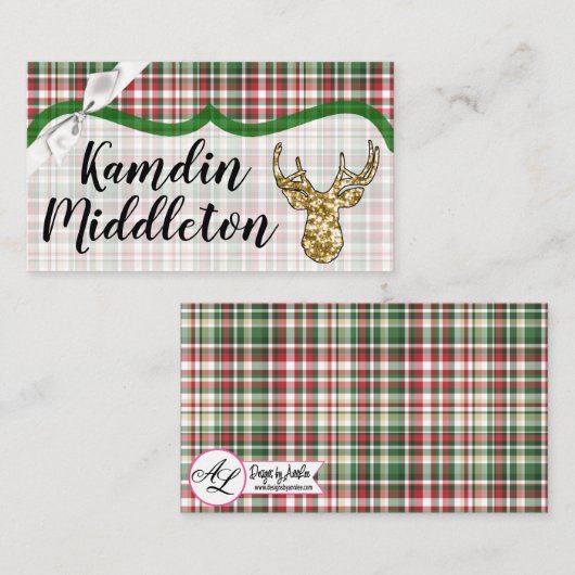 座席表パーソナライズされた金ゴールドグリッタートナディアプラ プレイスカード (正面/裏面)