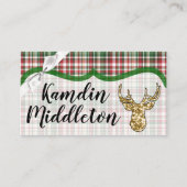 座席表パーソナライズされた金ゴールドグリッタートナディアプラ プレイスカード (正面)