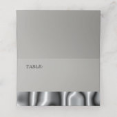 座席表フォーシルバーメタルバー（ユダヤ教の）バル・ミツバーコレクション プレイスカード (内部開封)