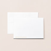 座席表フレーム 箔カード (裏面封筒付き)