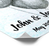 座席表ポスター – BWバルーンデザイン ポスター (角)