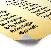 座席表ポスター – Dovesデザイン ポスター (角)