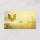 座席表空白のズサニーモーニングファームカントリールスティ プレイスカード (正面)