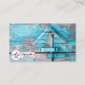 座席表空白のズブルーウッドバーンドアブーツ プレイスカード (裏面)