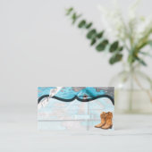 座席表空白のズブルーウッドバーンドアブーツ プレイスカード (スタンド正面)