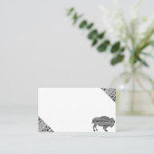 座席表空白のズボホバッファロートライバルパターンボエ プレイスカード (スタンド正面)