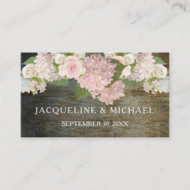 座席表素朴レースnダークウッドカントリーバーン プレイスカード