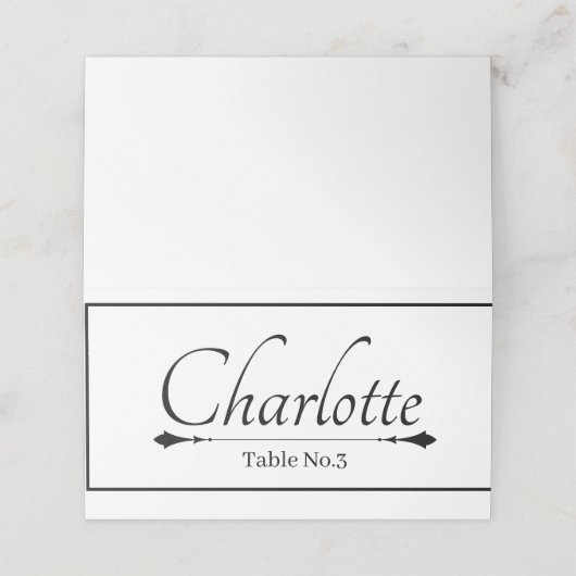 座席表結婚の プレイスカード (外部開封)