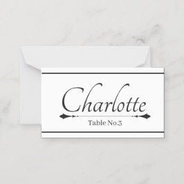 座席表結婚の プレイスカード