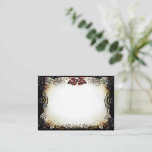 座席表結婚ズハロウィン空白の プレイスカード (スタンド正面)