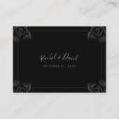 座席表結婚ズハロウィン空白の プレイスカード (裏面)