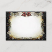 座席表結婚ズハロウィン空白の プレイスカード (正面)