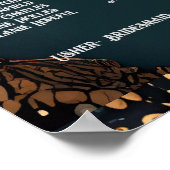 座席表結婚示 ポスター (角)