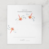 座席表結婚赤トンボ プレイスカード (外部開封)