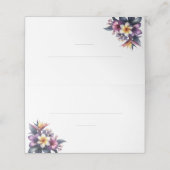 座席表結婚 – 熱帯フローラ- プレイスカード (外部開封)