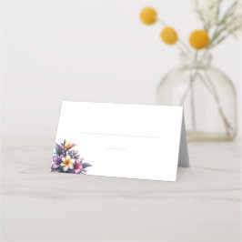座席表結婚 – 熱帯フローラ- プレイスカード