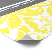 座席表10表イエローグレーダマスク ポスター (角)