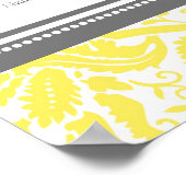 座席表15表150ゲストイエローダマスク ポスター (角)