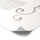 座席表201-250 エレガント| Red Rose結婚's ポスター (角)