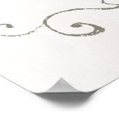 座席表31 - 60 エレガント| Red Rose結婚's ポスター (角)