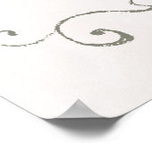 座席表81-120 エレガント| Red Rose結婚's ポスター (角)