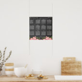 座席表(アルファベット) ポスター (キッチン)