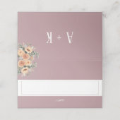 座席表-エレガントフローラピ結婚ンクデザイン プレイスカード (外部開封)