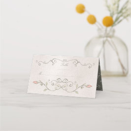 座席表 |エレガント美しいの結婚バラ プレイスカード