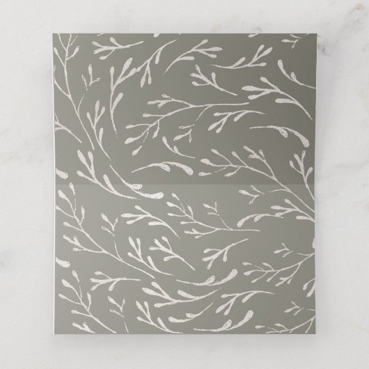 座席表 |エレガント美しいの結婚バラ プレイスカード (内部開封)