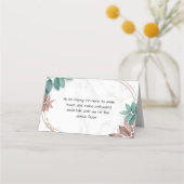 座席表-シンプルデザイン プレイスカード (裏面)